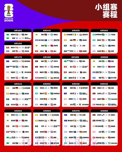 2026世界杯赛程今日完整安排在哪里看